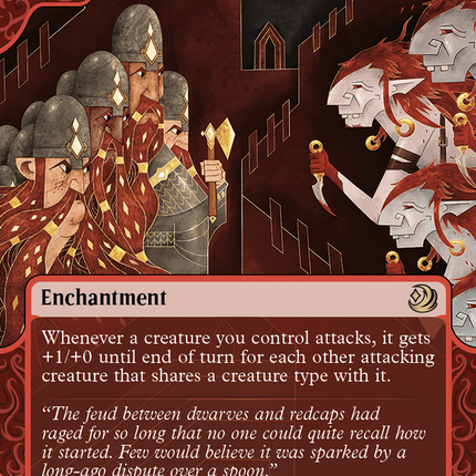 Shared Animosity (Showcase) (Borderless) [Wilds of Eldraine: Enchanting Tales]
