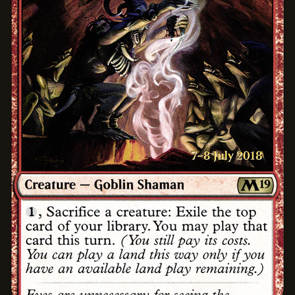 Dark-Dweller Oracle [Core Set 2019 Promos] Prerelease Foil