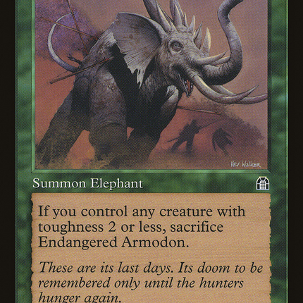 Endangered Armodon [Stronghold]