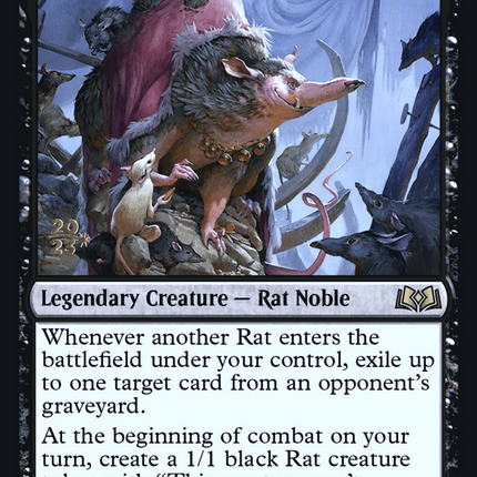 Lord Skitter, Sewer King [Wilds of Eldraine Promos] Prerelease Foil