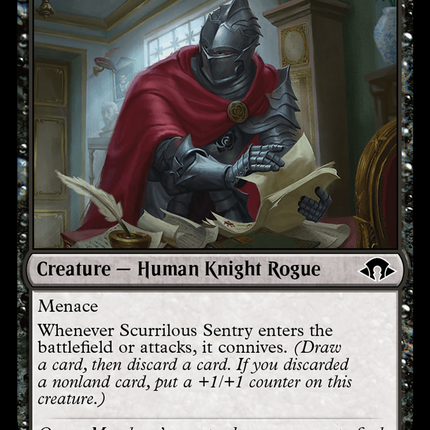 Scurrilous Sentry [Modern Horizons 3] Foil