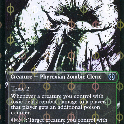 Necrogen Rotpriest (Showcase) [Phyrexia: All Will Be One] Step-and-Compleat Foil