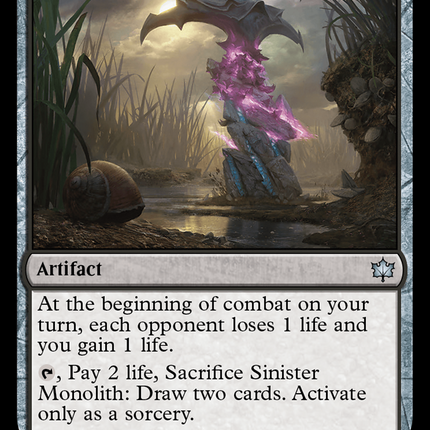 Sinister Monolith [Bloomburrow] Foil