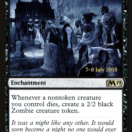 Open the Graves [Core Set 2019 Promos] Prerelease Foil