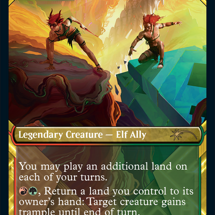 Mina and Denn, Wildborn (Showcase) [Secret Lair Drop] Halo Foil