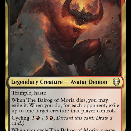 The Balrog of Moria [Tales of Middle-earth Commander]
