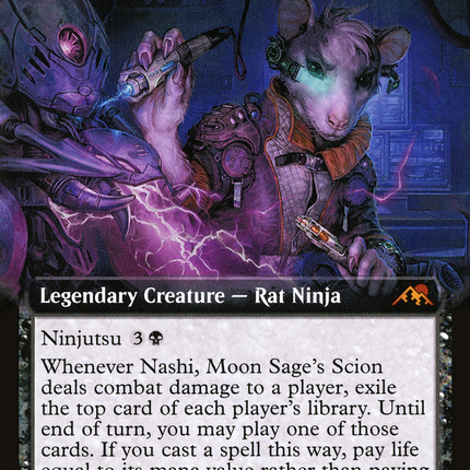 Nashi, Moon Sage's Scion (Extended Art) [Kamigawa: Neon Dynasty]