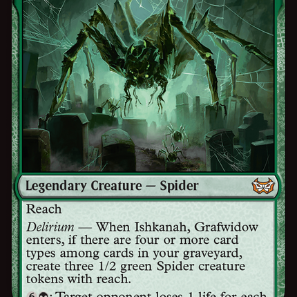Ishkanah, Grafwidow [Duskmourn: House of Horror Commander]