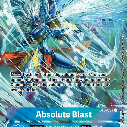 Absolute Blast [BT5-097] (Summer 2022 Dash Pack) [Battle of Omni Promos]