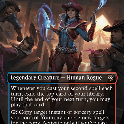 Stella Lee, Wild Card (Borderless) [Outlaws of Thunder Junction Commander] Foil