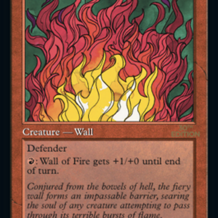 Wall of Fire (Retro) [30th Anniversary Edition]