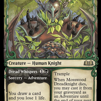 Mosswood Dreadknight // Dread Whispers (Showcase) [Wilds of Eldraine]