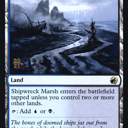 Shipwreck Marsh [Innistrad: Midnight Hunt Promos] Prerelease Foil