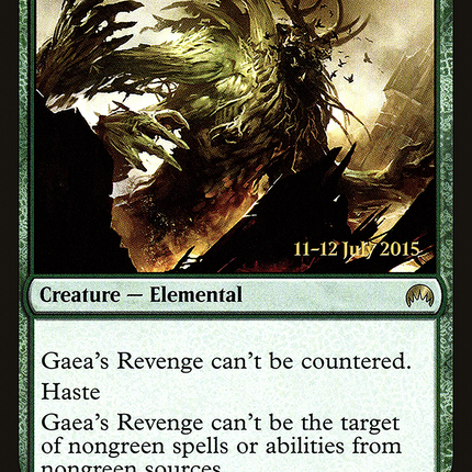 Gaea's Revenge [Magic Origins Promos] Prerelease Foil