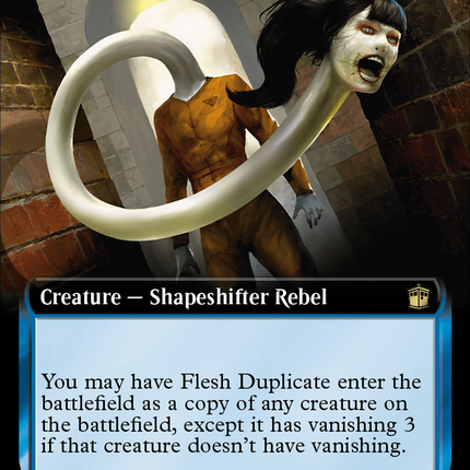 Flesh Duplicate (Extended Art) [Doctor Who] Surge Foil