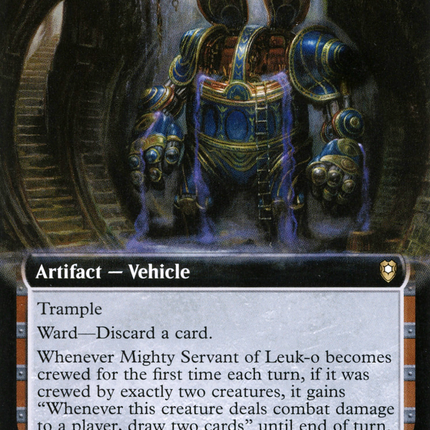 Mighty Servant of Leuk-o (Extended Art) [Commander Legends: Battle for Baldur's Gate]