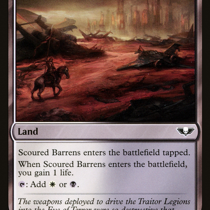 Scoured Barrens [Warhammer 40,000 Commander]