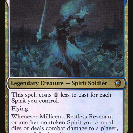 Millicent, Restless Revenant [Crimson Vow Commander]