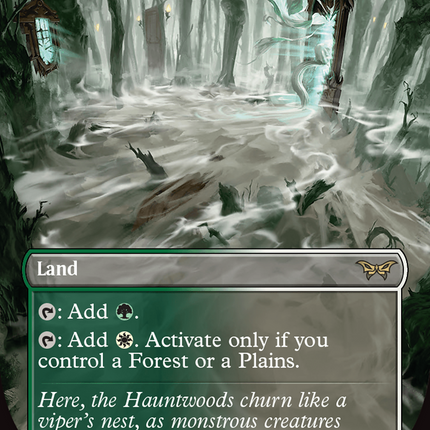 Hushwood Verge (Borderless) [Duskmourn: House of Horror]