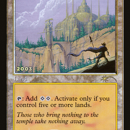 Temple of the False God (Retro) [30th Anniversary Play Promos] Foil