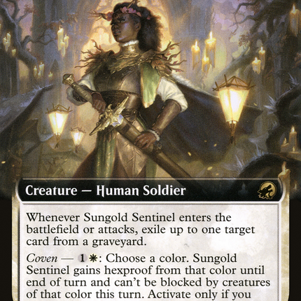 Sungold Sentinel (Extended Art) [Innistrad: Midnight Hunt]