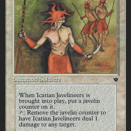 Icatian Javelineers (Kirschner) [Fallen Empires]