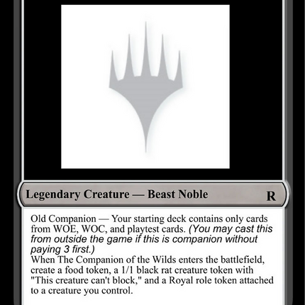 The Companion of the Wilds [Unknown Event]