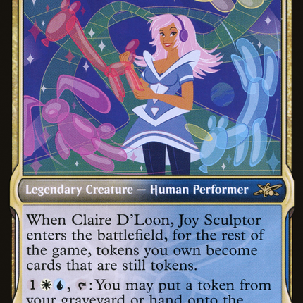 Claire D'Loon, Joy Sculptor (Showcase) [Unfinity]