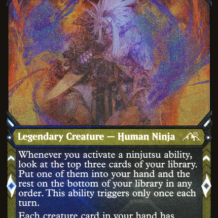 Satoru Umezawa (Showcase) [Kamigawa: Neon Dynasty] Etched Foil