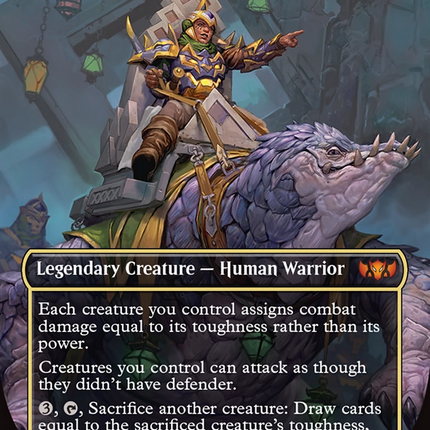Felothar the Steadfast (Borderless) [Commander: Tarkir: Dragonstorm]
