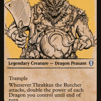 Thrakkus the Butcher (Showcase) [Commander Legends: Battle for Baldur's Gate]