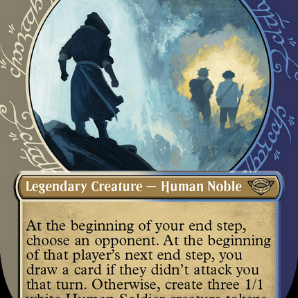 Faramir, Prince of Ithilien (Showcase) (Borderless) [The Lord of the Rings: Tales of Middle-earth] Surge Foil
