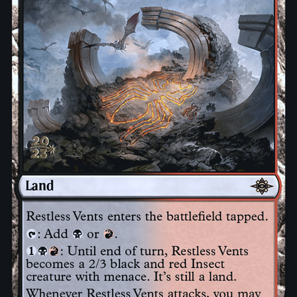 Restless Vents [The Lost Caverns of Ixalan Promos] Prerelease Foil