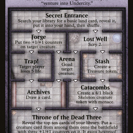 Undercity // The Initiative [Battle for Baldur's Gate Tokens]