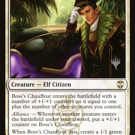 Boss's Chauffeur [New Capenna Commander Promos] Foil