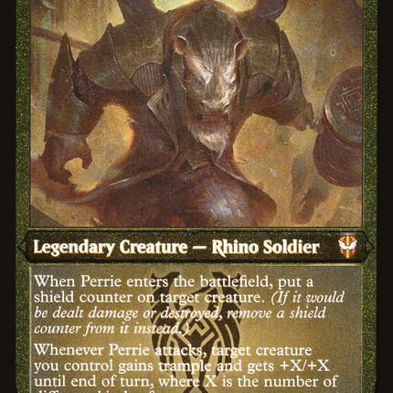 Perrie, the Pulverizer [New Capenna Commander] Etched Foil