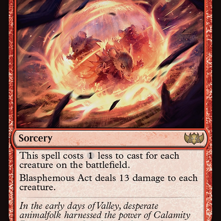 Blasphemous Act [Commander: Tarkir: Dragonstorm]
