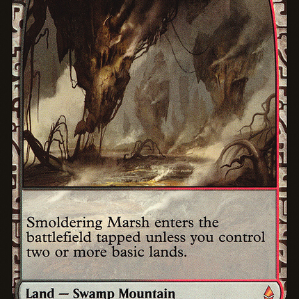 Smoldering Marsh [Zendikar Expeditions] Foil