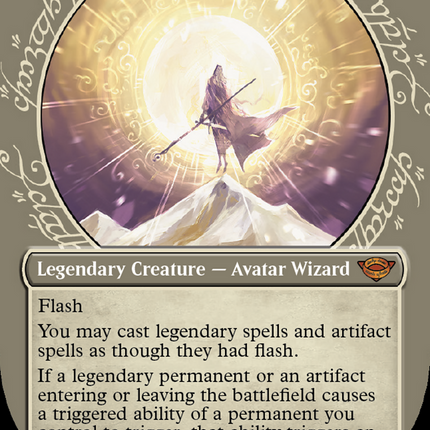 Gandalf the White (Showcase) (Borderless) [The Lord of the Rings: Tales of Middle-earth]