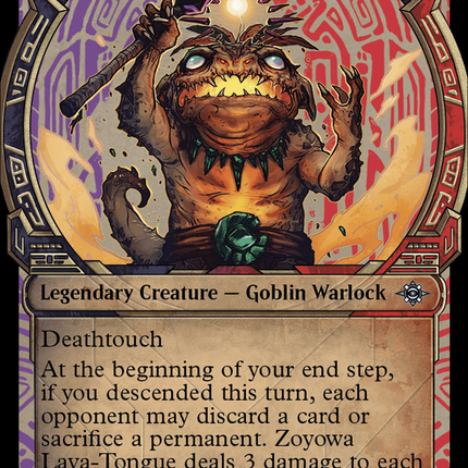Zoyowa Lava-Tongue (Showcase) [The Lost Caverns of Ixalan]