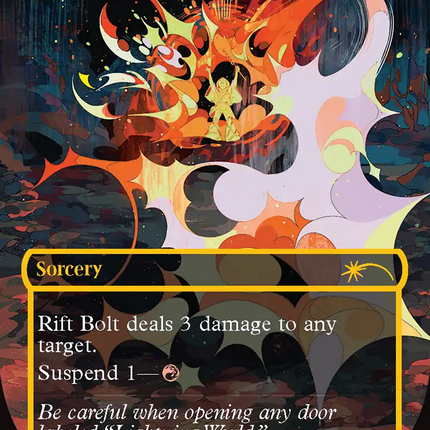 Rift Bolt (2055) (Raised Foil) [Secret Lair Drop Series]
