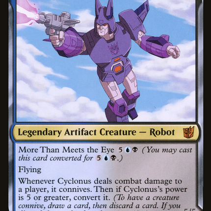 Cyclonus, the Saboteur // Cyclonus, Cybertronian Fighter [Transformers]