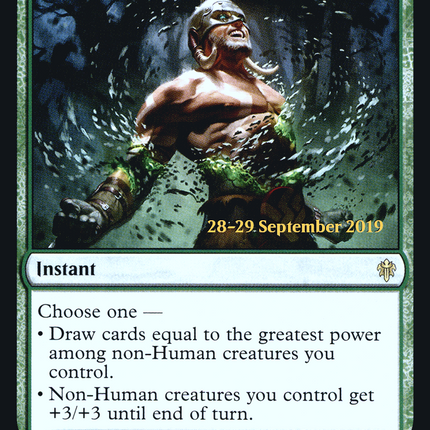 Return of the Wildspeaker [Throne of Eldraine Promos] Prerelease Foil