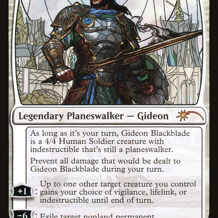 Gideon Blackblade [Secret Lair Drop] Foil