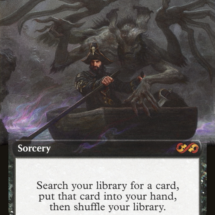 Demonic Tutor (Extended Art) [Ultimate Box Topper] Foil
