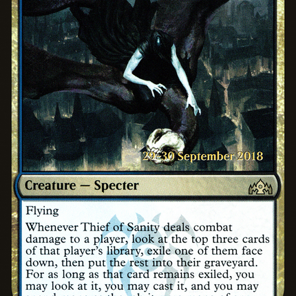 Thief of Sanity [Guilds of Ravnica Promos] Prerelease Foil
