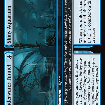 Underwater Tunnel // Slimy Aquarium [Duskmourn: House of Horror] Foil