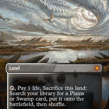 Marsh Flats (Borderless) (Dragonscale Foil) [Special Guests] Foil