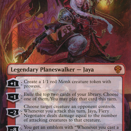 Jaya, Fiery Negotiator (Borderless) [Dominaria United]