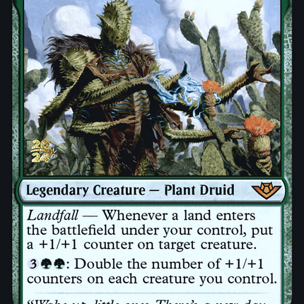 Bristly Bill, Spine Sower [Outlaws of Thunder Junction Promos] Prerelease Foil